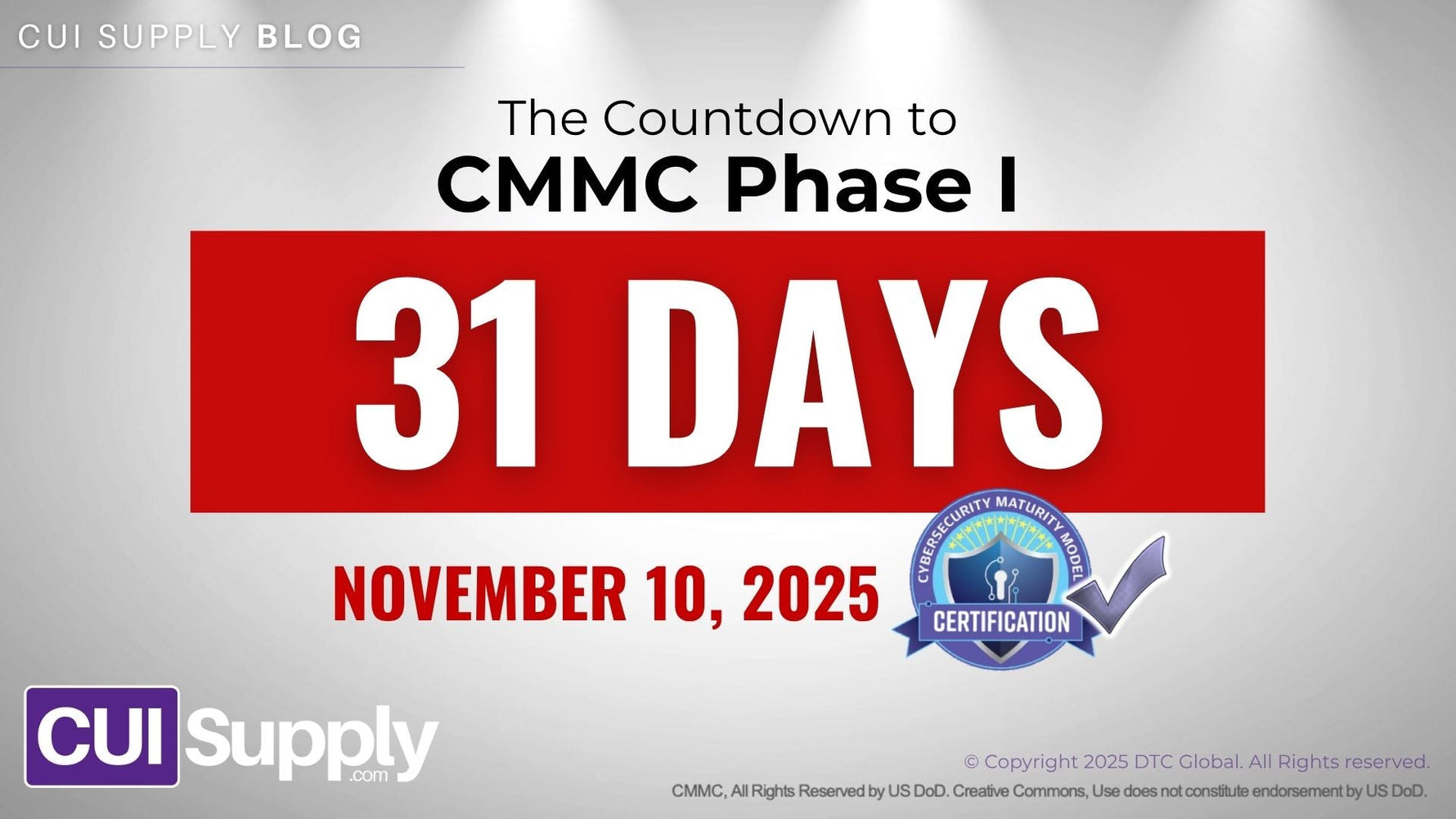 Are You Ready? | Final Countdown to CMMC Phase I