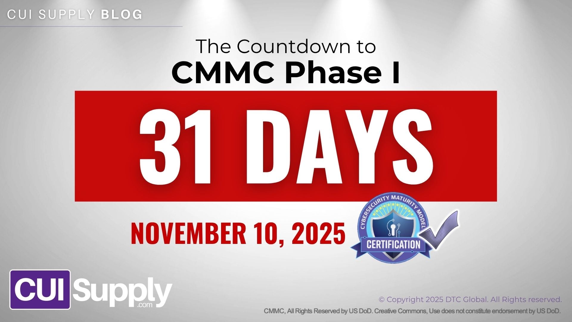 Are You Ready? | Final Countdown to CMMC Phase I