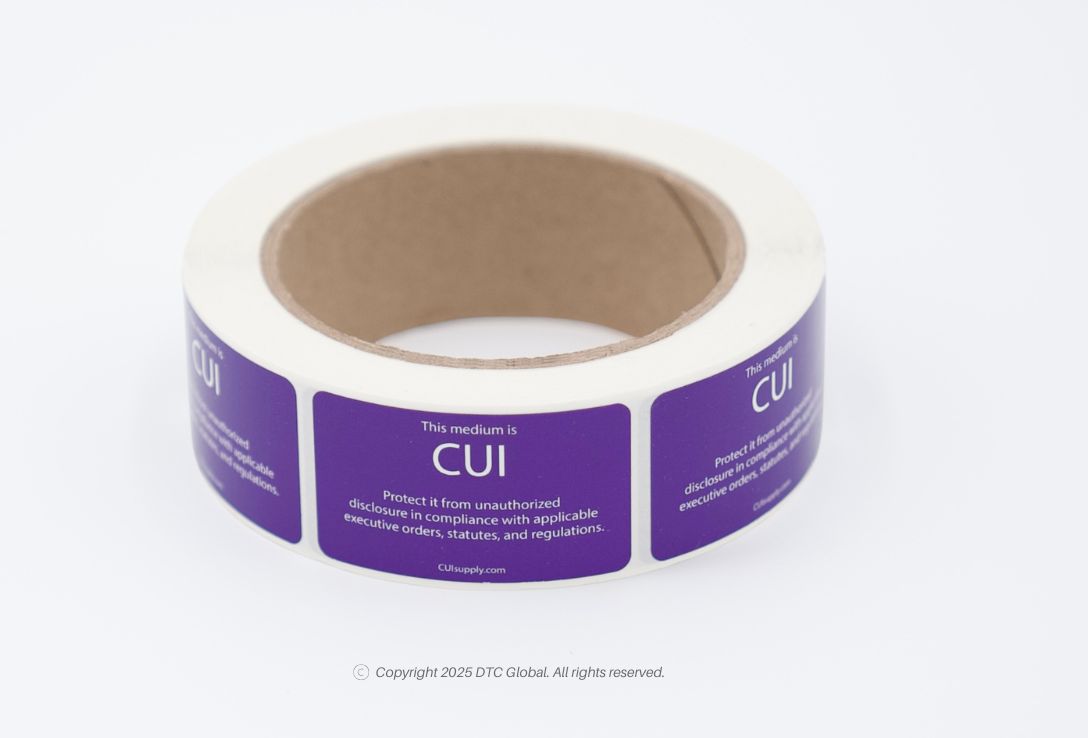 Generic 905 - CUI Computer and Digital Media Labels (without "U.S. Government Property") (roll of 500)
