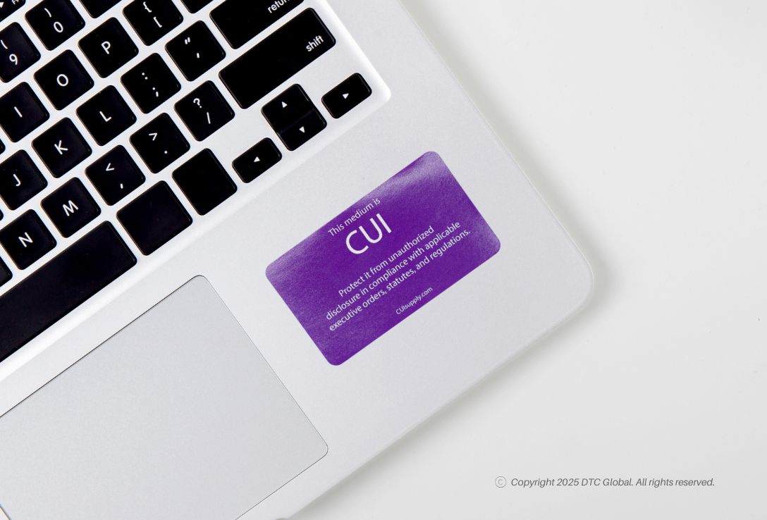 Purple Generic 905 - CUI Digital Media Label without Government Property text