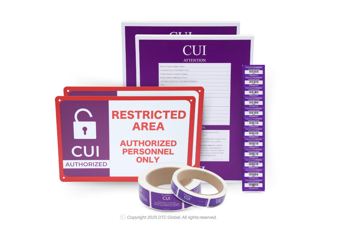 Generic - CUI Compliance Starter Pack (Without "U.S. Government Property").