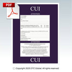 SF 901 Fillable Cover Sheet PDF Writer Download for CUI document marking and protection