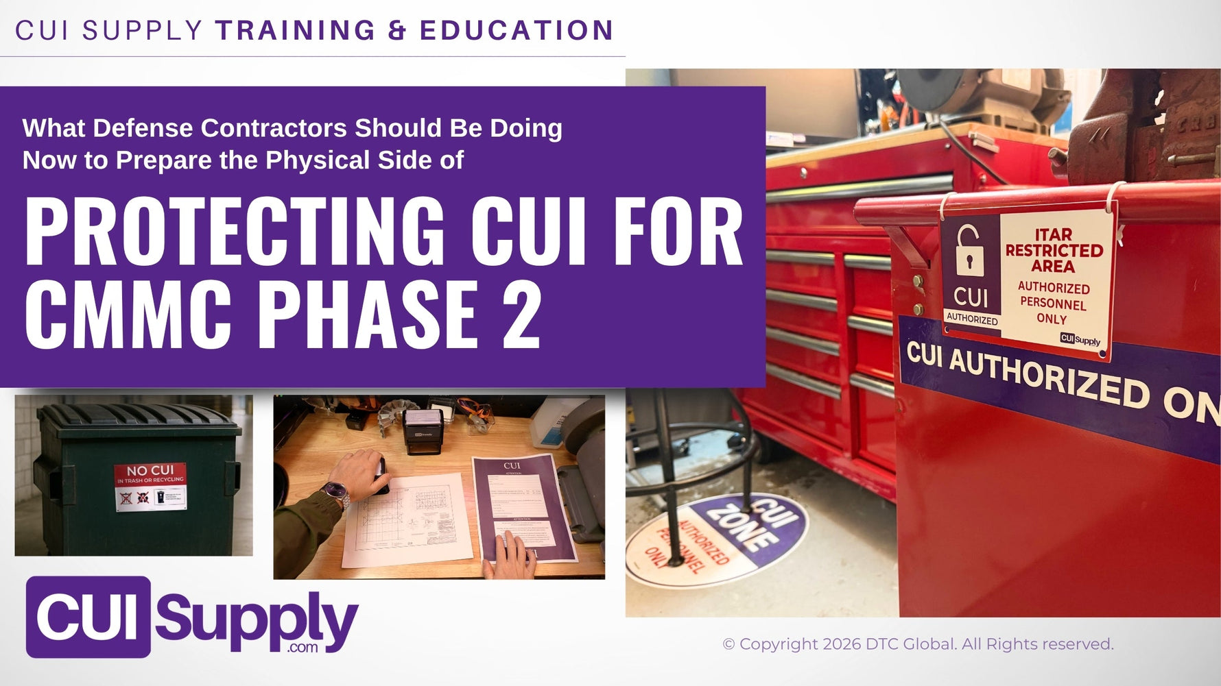 What Defense Contractors Should Be Doing Now to Prepare the Physical Side of Protecting CUI for CMMC Phase 2
