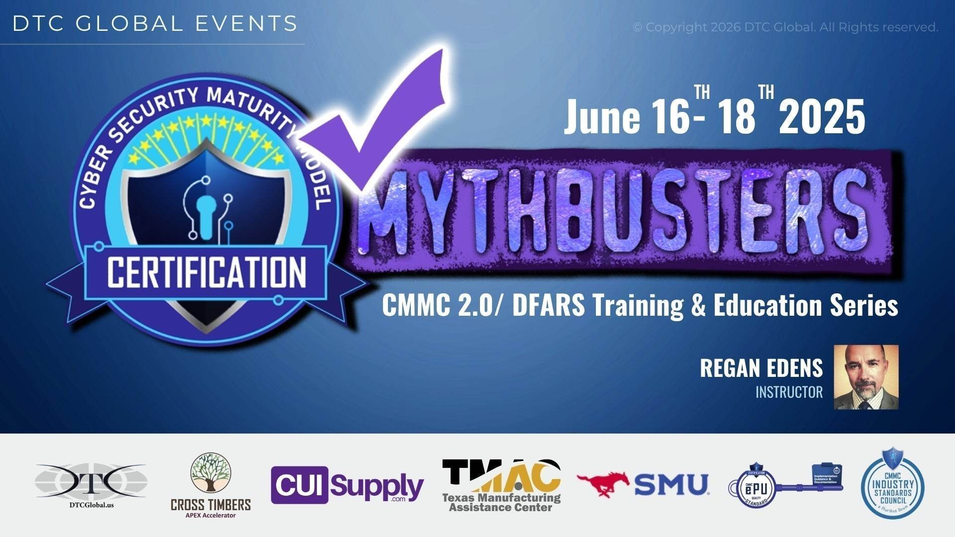 June CMMC Mythbusters- CMMC 2.0/ DFARS Training & Education Series