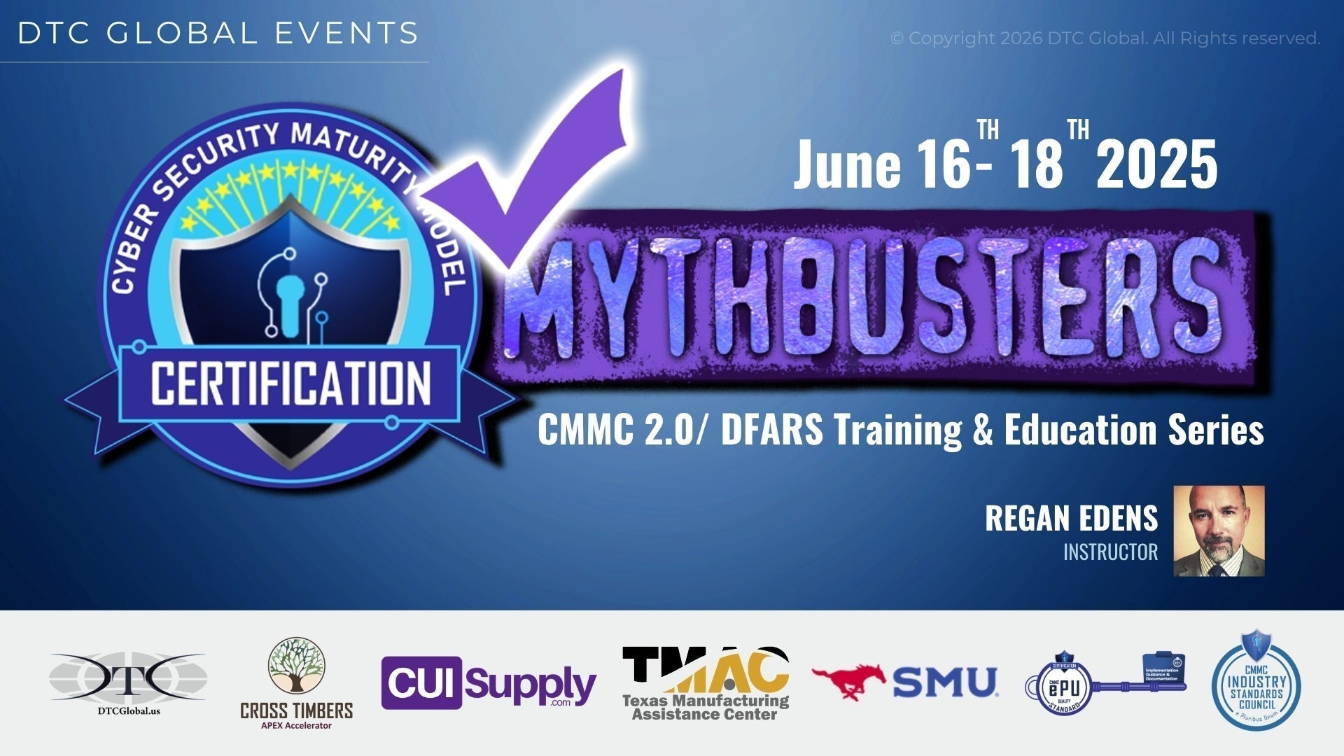June CMMC Mythbusters- CMMC 2.0/ DFARS Training & Education Series