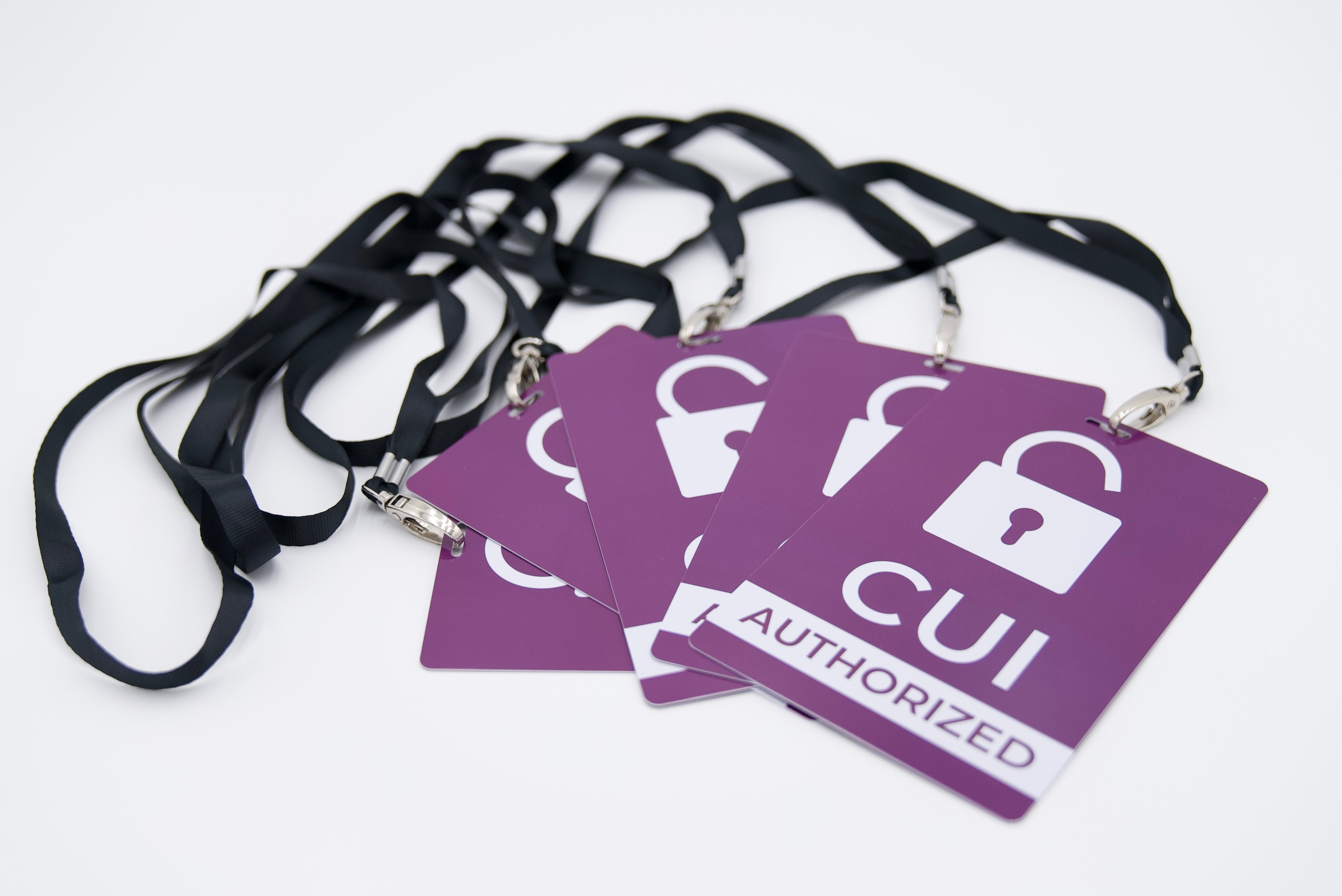 CUI AUTHORIZED- Purple Personnel ID Badge (5 pack) – CUI Supply