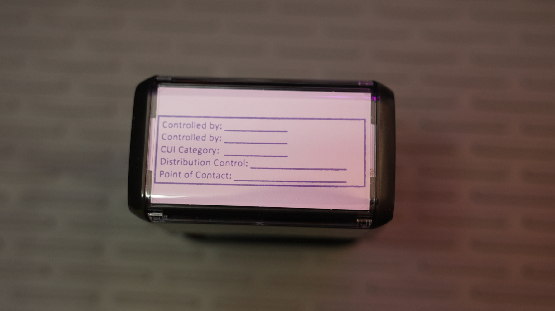 CUI Designation Stamp Set