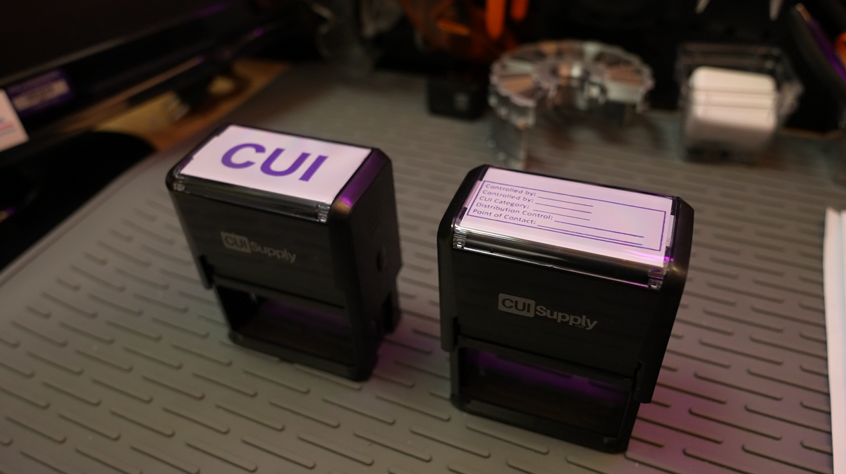 CUI Designator Stamp Set 