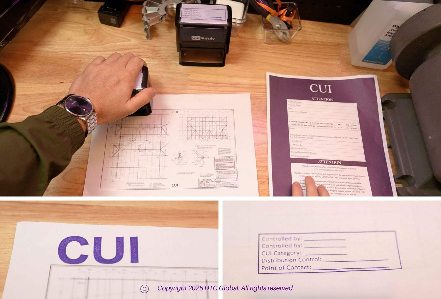 CUI Designation Stamp Set