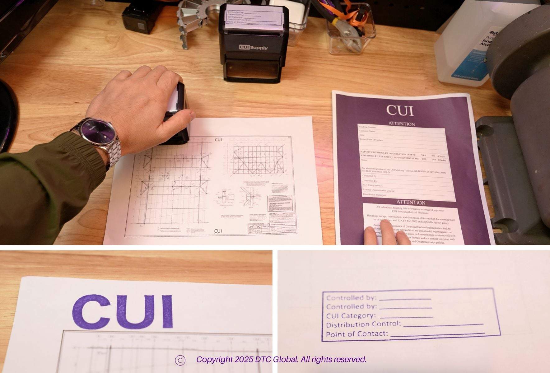 CUI Designation Stamp Set
