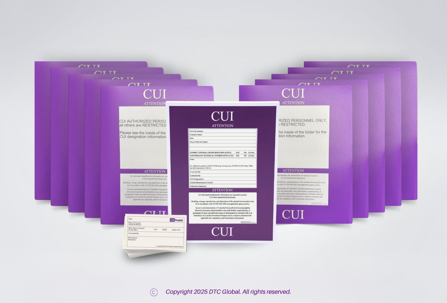 SF 901 CUI Coversheet and Folders - Combo Pack for Sensitive Info – CUI ...