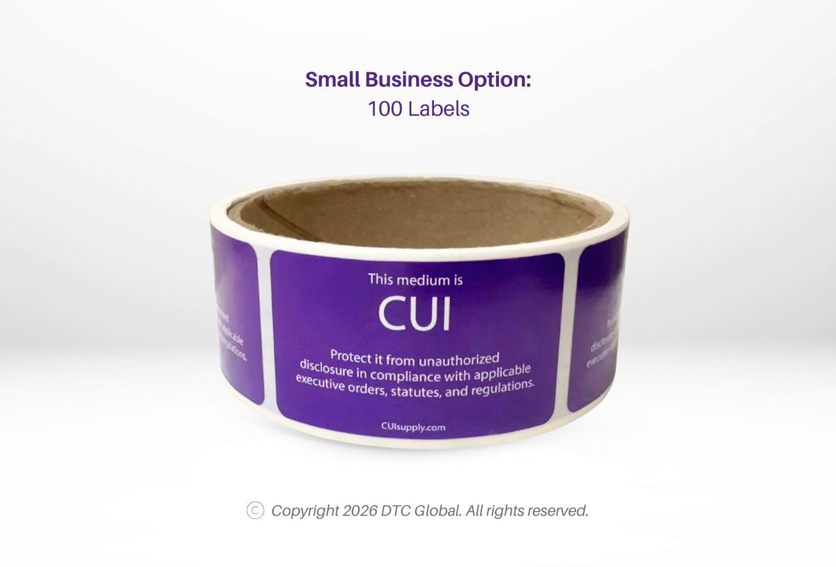 Generic SF 905 - CUI Digital Media Label without Government Property