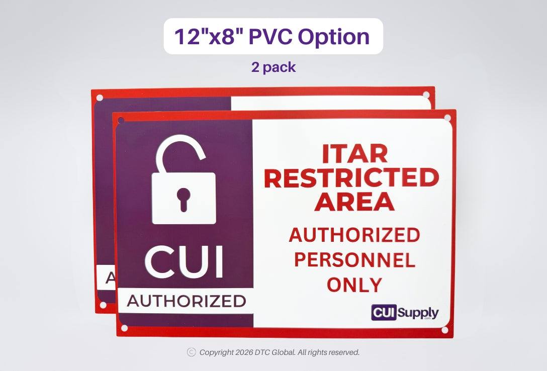 Effective CUI Signs for Restricted Area Security and Compliance – CUI ...