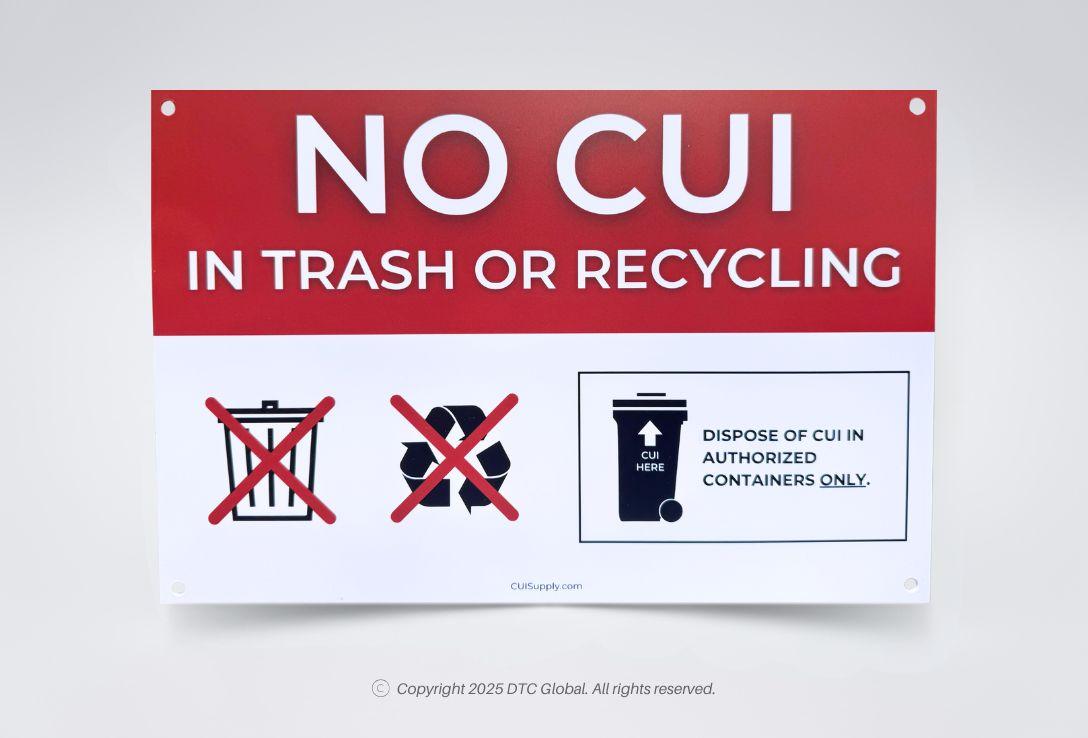 Cui Computer Sticker Effective CUI Signs for Restricted Area Security and Compliance – CUI ...