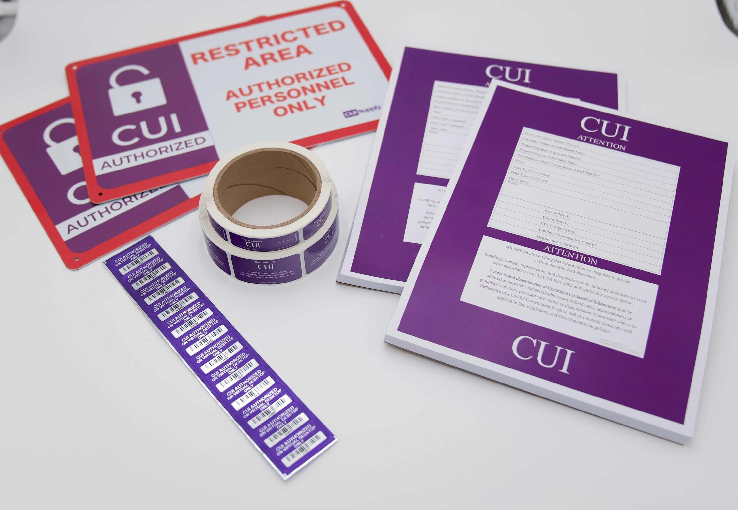 CUI Supply - CUI Security Labels, Signs, and Other Marking Supplies