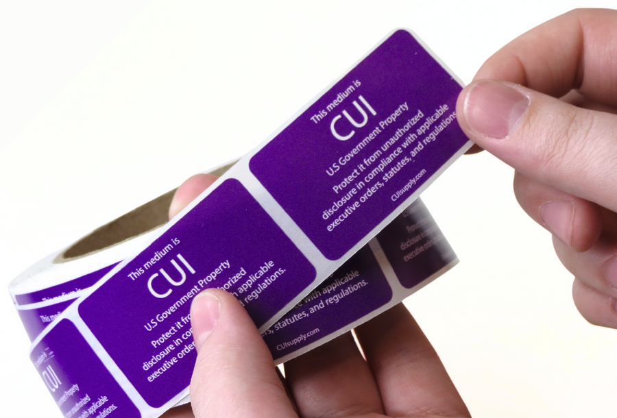 Cui Computer Sticker CUI Supply- CUI Security Labels and Marking Supplies