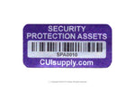 Security Protection Asset Labels