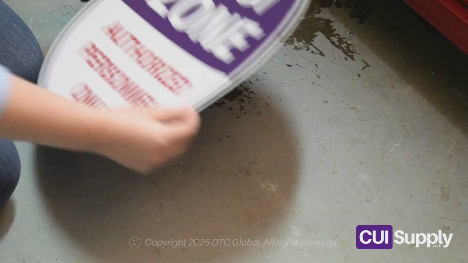 CUI Zone Floor Stickers