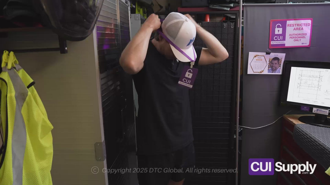 CUI AUTHORIZED - Purple Personnel ID Badge (5-Pack)